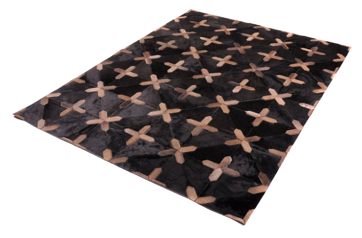 Crosses Leather Rug