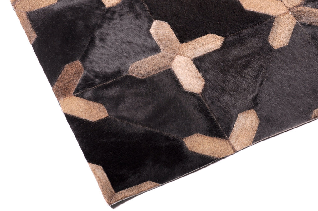 Crosses Leather Rug