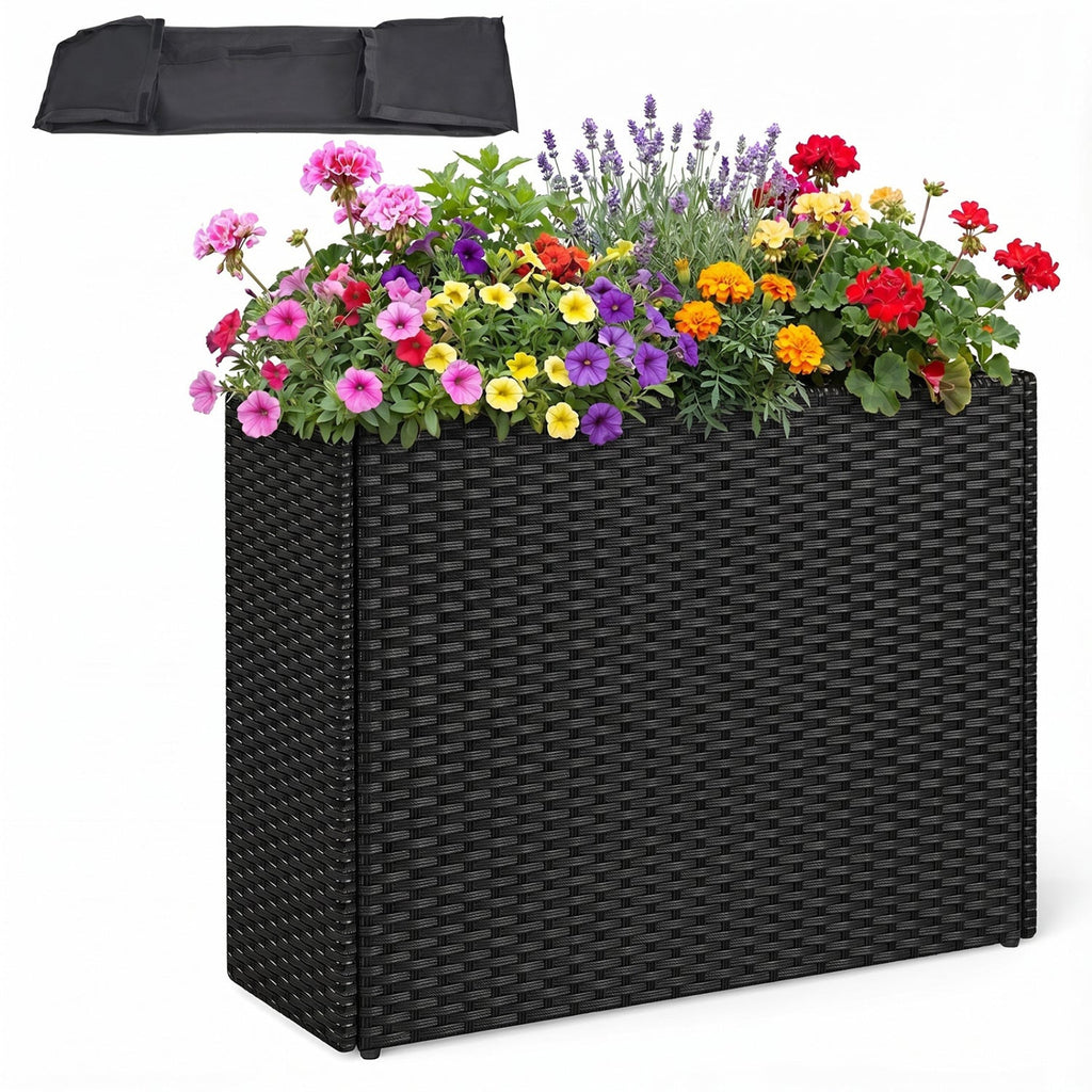 Rattan Raised Garden Bed